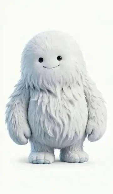 A white, furry Muse avatar character from Meta’s realtime avatar demonstration.